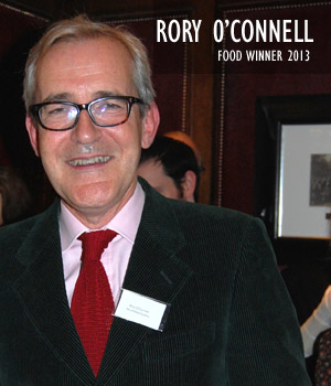 Rory O'Connell, Food Winner 2013